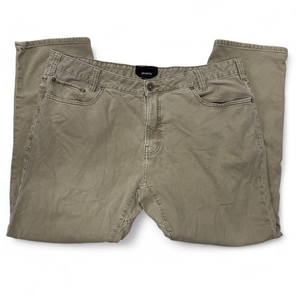 Vertx Khaki Tan Work Utility Pants Mens 42x30 Cotton Khaki Tactical Straight - Picture 9 of 12
